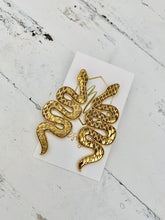 Snake Snakeskin Earrings