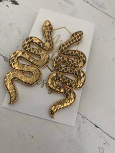 Snake Snakeskin Earrings