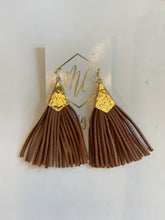 Leather Fringe Earrings