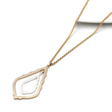 Double Teardrop Necklace