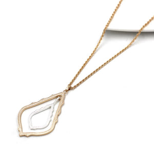 Double Teardrop Necklace