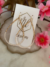 Teardrop Seed Beaded Earrings
