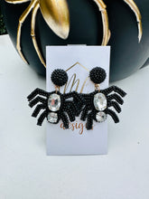 Witch Boots Beaded Halloween Statement Earrings