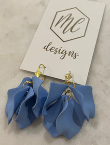 Flower Petal Dangle earrings