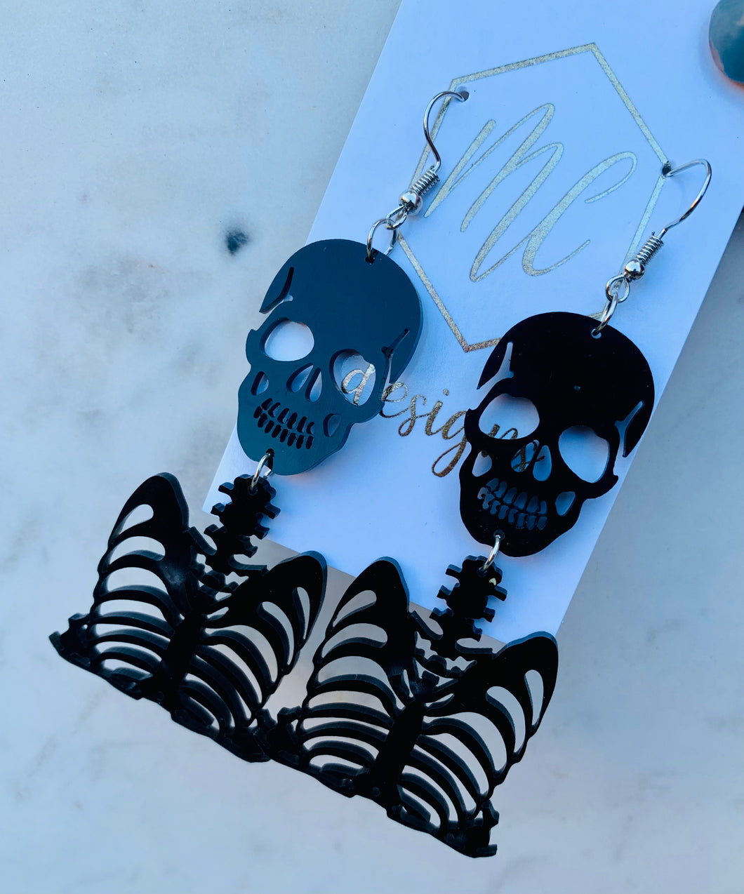 Skeleton Skull Earrings Halloween