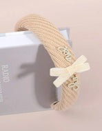 Pearl Letters With a Bow Headband Fancy