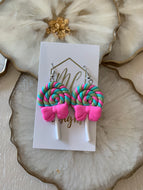 Clay Lollipop Earrings