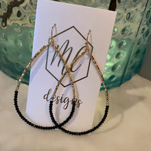 Teardrop Seed Beaded Earrings