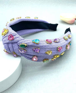 Multicolor Jeweled Headband