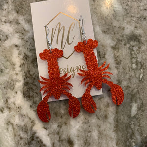 Crawfish Party Earrings