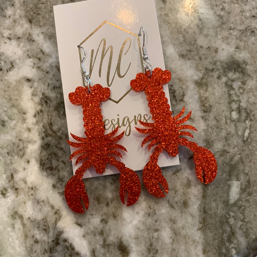 Crawfish Party Earrings