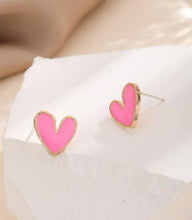 Various Heart Stud Earrings