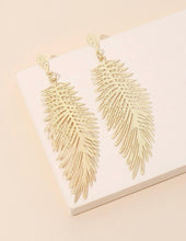 Leaf Statement Earrings