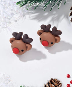 Christmas Clay Studs