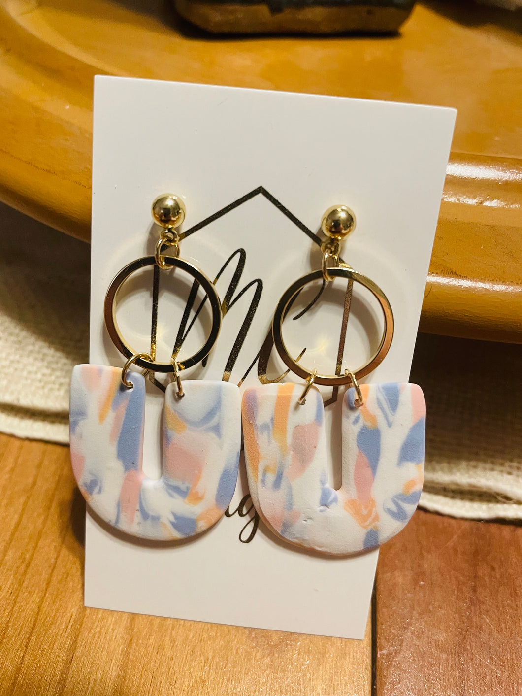 Pastel Clay Earring