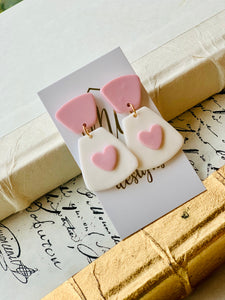 Valentine Clay Earrings