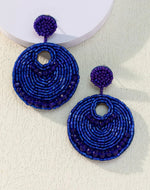 Circle Beaded Earrings