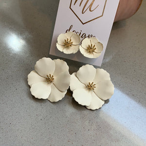 Double Flower Earrings (2 in 1) Jacket