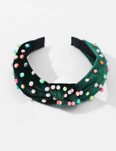 Kid’s Velvet Pearl Knot Headbands no