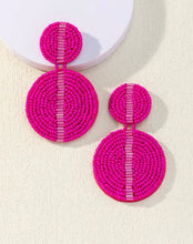 Bright Beaded Earrings