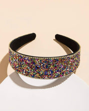 Crystalline Decor Flat Headband- all the Colors