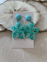 Patterned Flowered Earrings