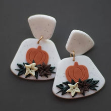 Assorted Pumpkin Thanksgiving Clay Earrings Fall