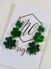 Triple Clover Earrings St Patty