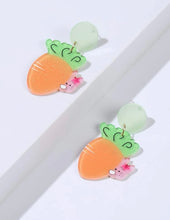 Easter Carrot Bunny Earrings