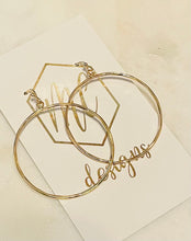 Simple Circle Earrings - Gold and Silver