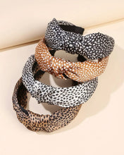 Silk Leopard Print Headband Silky