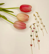 Butterfly Crystal Drop Earring-RW