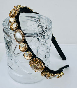 Jewel Rhinestones Fancy Headband