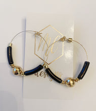 Gold Circle Colored Hoop