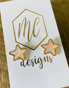 Druzy Star Studs