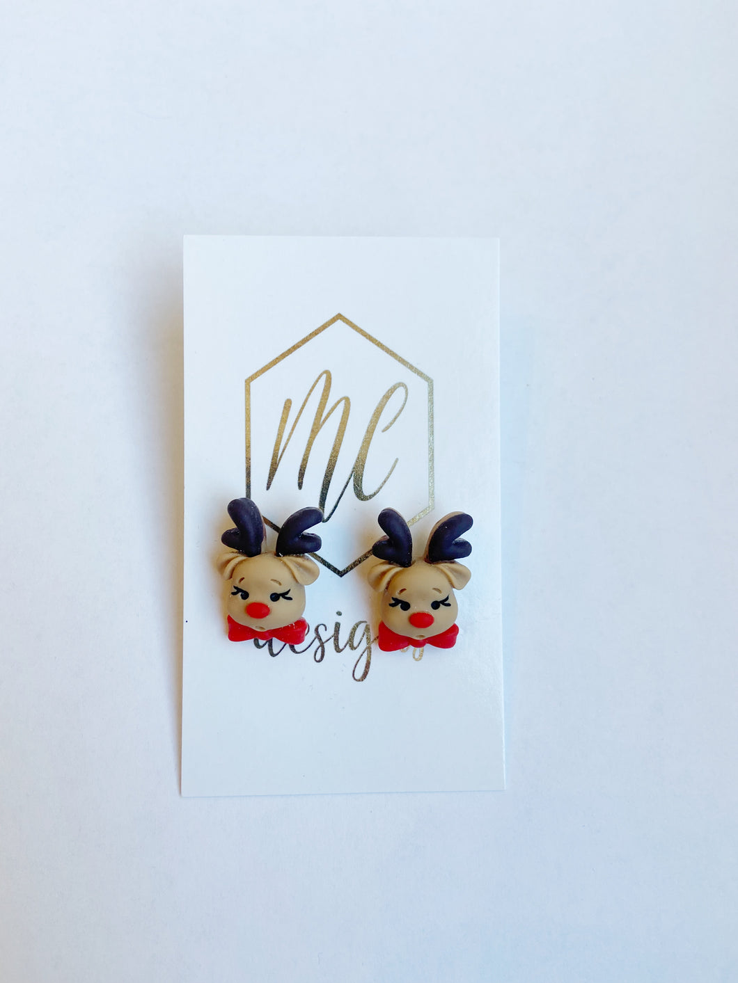 Christmas Clay Studs