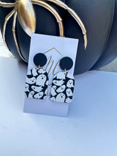 Silk Screen Halloween Earrings