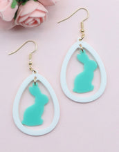 Teardrop Bunny Easter Earring