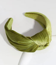 Wide Velvet Headband Knot