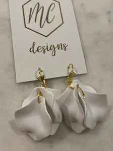 Flower Petal Dangle earrings