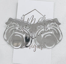 Full Face Bulldog Earrings