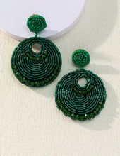 Circle Beaded Earrings