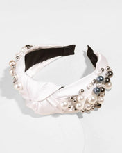 Fancy Pearl Beaded Knot Headbands