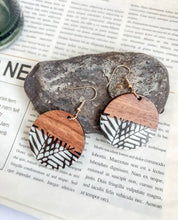 Wooden Acrylic Earrings