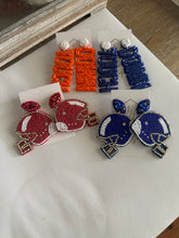 New Football Beaded Earrings