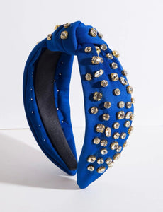 Jeweled Rhinestone Knot Headband