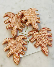 Assorted Beaded Palm Leaf Earrings