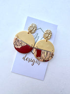 Fall Clay Earrings