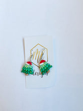 Christmas Tree Clay Earring