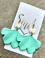 Ginkgo Petal Drop Earrings